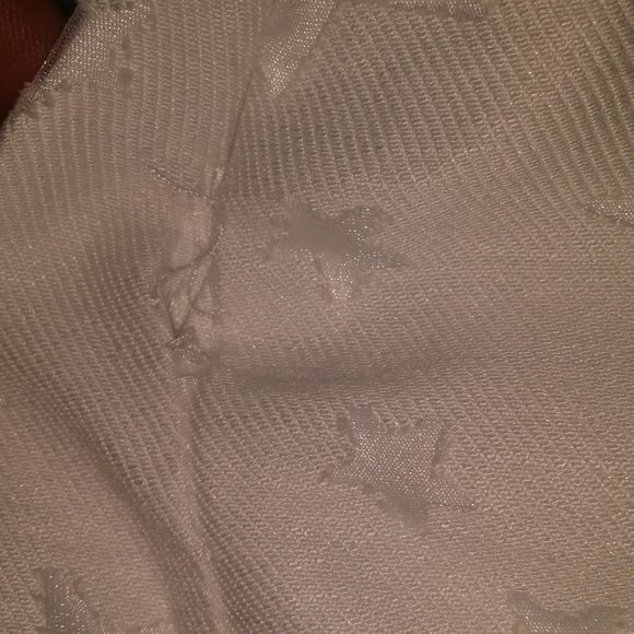 BEBE WOMEN'S 00 ZERO SHORTS WHITE STARS - Picture 5 of 7